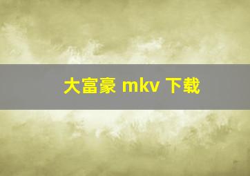 大富豪 mkv 下载